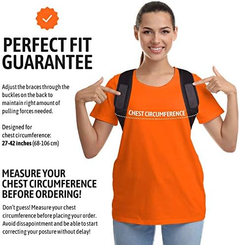 Posture Corrector for Men and Women, Bodywellness Fix Upper Back Brace for Clavicle Support, Adjustable Back Straightener and Providing Pain Relief from Neck, Back & Shoulder Under Clothes (Regular) - Image 5