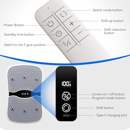 RYGEO Mini Vibration Plate Machine – Portable, Wireless, Rechargeable Quiet Platefor Vibration Massage - Image 7