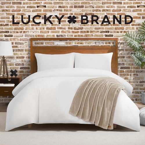 Lucky Brand Solid Plush 50"x70" Throw Blanket, Doe Brown - Soft, Cozy, and Timeless Comfort - Image 5