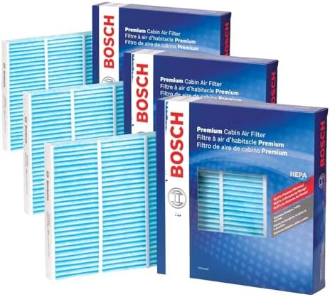 BOSCH 6055C HEPA Cabin Air Filter - Compatible with Select Lexus ES,GS,GX,IS,LS,RX; Subaru Legacy,Outback; Toyota 4Runner,Camry,Corolla,Highlander,Prius,RAV4,Sequoia,Sienna,Tundra + More,(Pack of 3) by BoschAutomotive