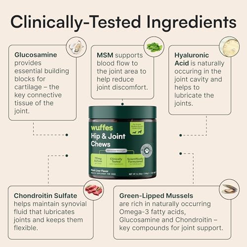 Wuffes Advanced Hip & Joint Chews for Small & Medium Breed Dogs (3-Pack) - Image 4