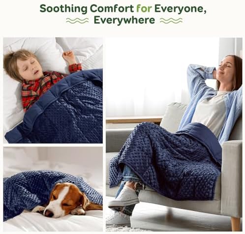 Sivio Weighted Blanket for Sleeping, 3lbs, 36 x 48 inches - Image 5