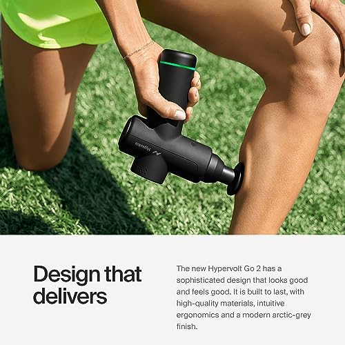 Hyperice Hypervolt Go 2 Handheld Percussion Massage Gun Deep Muscle Tissue - Image 4