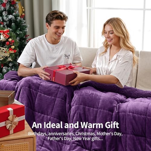 Uttermara Weighted Blankets for Adults Full Size, 12lbs 48x72 inches - Image 5