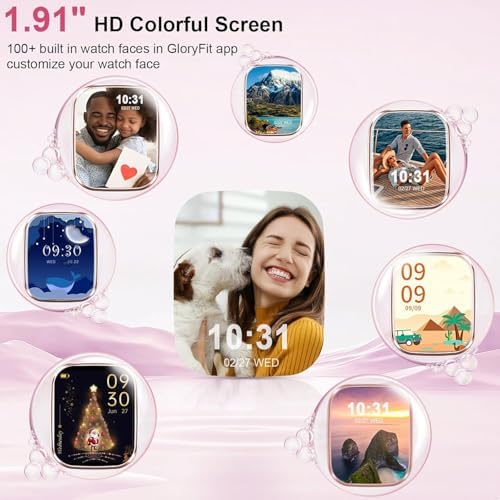 Smart Watch for Men Women (Answer/Make Call), 2025 New 1.91" HD SmartWatch, Fitness Watch with 120+ Sport Modes, IP68 Waterproof, Heart Rate/Sleep Monitor, Pedometer, Activity Tracker for Android iOS - Image 2
