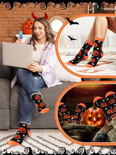 Chicingyou 12 Set Halloween Socks and Pens Gifts Set for Coworkers - Image 6