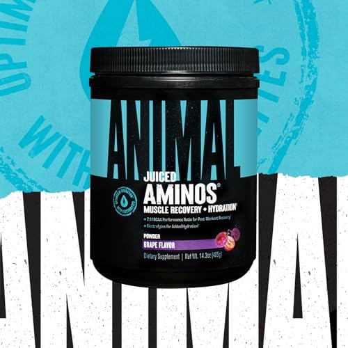Animal Juiced Amino Acids Electrolytes Supplement | Grape 30 Serving - Image 2