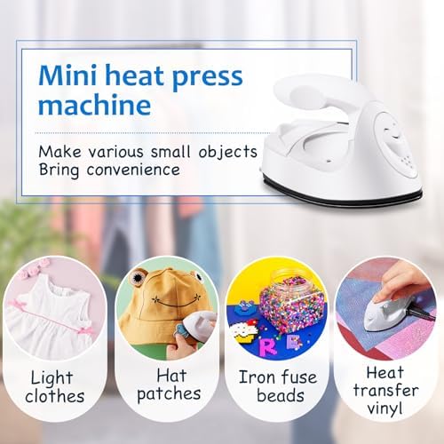 Honoson Mini Craft Iron with Charging Base Tiny,White - Image 5
