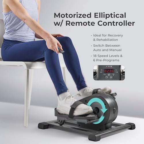Sunny Health & Fitness Under Desk Pedal Elliptical Machine Leg Exerciser - Image 3