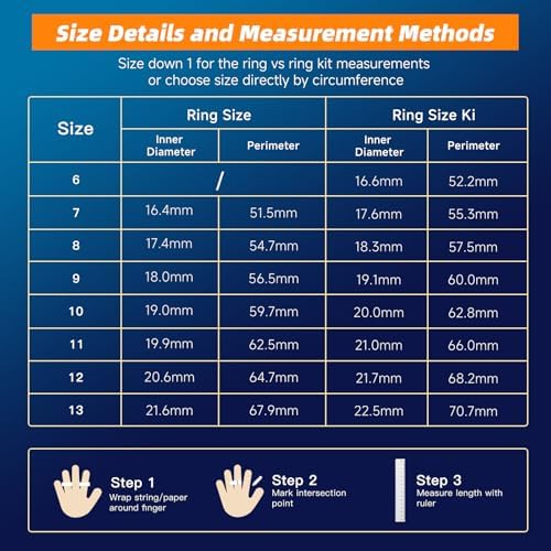 Smart Ring for Women Men, Fitness Tracker Ring with Body Temperature, Heart Rate, Blood Oxygen, Sleep Monitor,No Subscription Fee, IP68 Waterproof for iPhone & Android,(Black-White#6~13) - Image 2