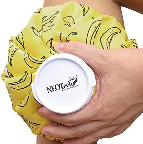 Neotech Care Ice Bag with Screw Top Lid (Bananas Design, 8 inch) by NEOtechCare