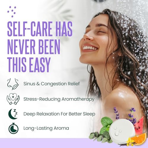 Cleverfy Shower Steamers Aromatherapy Gifts for Women and Men, 6 Tablets - Image 3