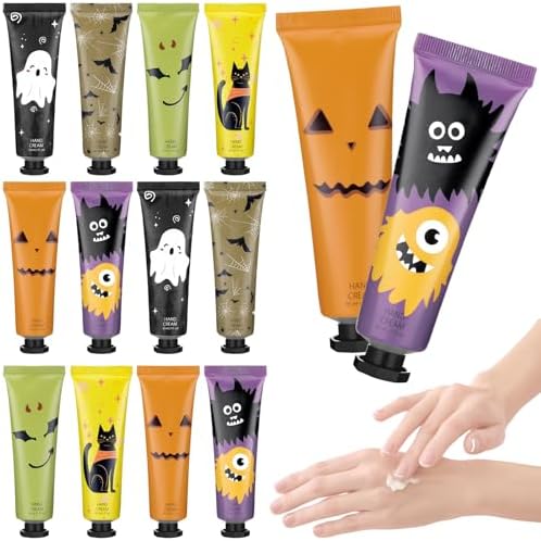 12 Pack Halloween Hand Cream, Halloween Lotion Gifts Bulk for Women by Dansib