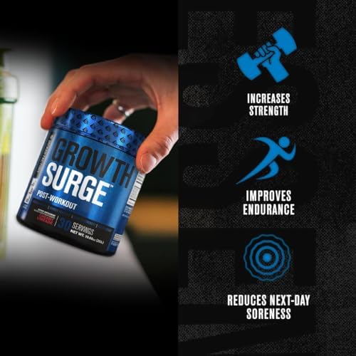 Jacked Factory Growth Surge Creatine Post Workout w/L-Carnitine - Daily Muscle Builder & Recovery Supplement with Creatine Monohydrate, Betaine, L-Carnitine L-Tartrate - 30 Servings, Swoleberry - Image 4
