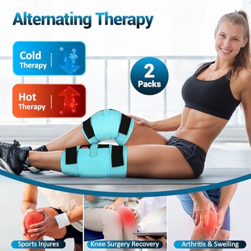 Comfytemp Large Knee Ice Pack Wrap Reusable Gel Full Coverage Knee Cold Pad - Image 6