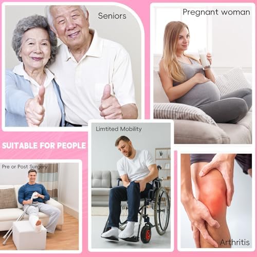 42 Inch Leg Lifter, Rigid Leg Lifter Strap with Handgrips & Foot Loop, Leg Lifter After Hip Replacement &Knee Surgery Recovery Aids Kit, Leg Lifters Getting Legs in and Out of Bed,Car,Wheelchair - Image 6