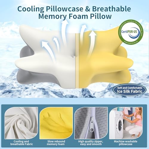 Cervical Pillow for Neck and Shoulder Pain Relief - Ergonomic Neck Pillow - Image 6