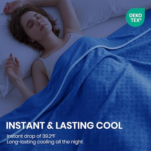 Topcee Cooling Blanket 108"x90" for Hot Sleepers Summer Cold Blanket - Image 2