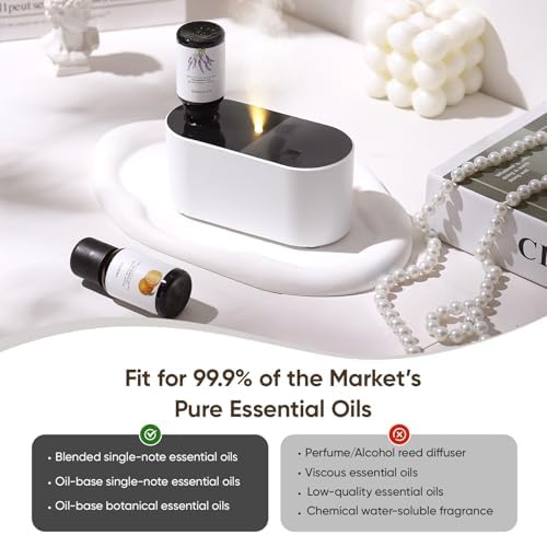 Lecdura Waterless Diffuser for Essential Oil, Battery Operated Scent Air Aromatherapy Diffuser, Mini Aroma Diffusers with 3 Intermittent Mist Modes, Cycle Start for 400-700 sq.ft Home Office Bedroom. - Image 6