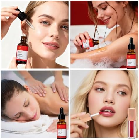 Gifts for Women, 32 Pcs Rose Hydrating Face Skin Care Gifts Set, Spa Basket - Image 2
