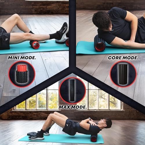 5-in-1 Long Foam Roller, 23" Long Back Roller for Physical Therapy with 5 Different Length Options, Muscle Trigger Points - Relieves Pain with Muscle Massage: Back, Shoulder, Foot, Legs, Arms, Neck - Image 3