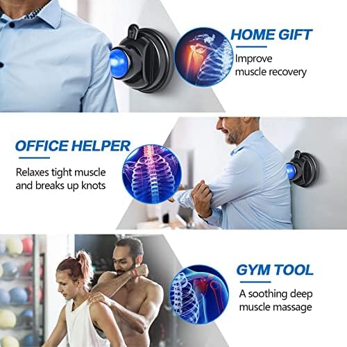 Wall-Mountable Massage Ball 2 pack Muscle Massage Roller for Pain Relief - Image 6