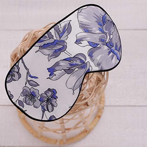 Maxfeel 100% Pure Silk Eye Mask - Sleep Eye Cover in Printed Colors (#11) - Image 5