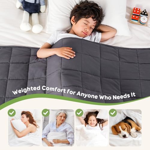 Sivio Cotton Weighted Blanket for Sleeping, 41"x60" 7 lbs - Image 3