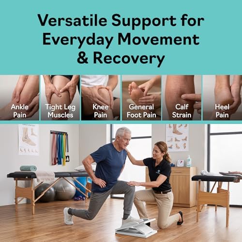 Slant Boards for Exercise, Wooden Slant Board, Calf Stretch Board with 7 Incline Angles, Velour Board, Balance Board & Calf Stretcher, Portable Incline Board for Physical Therapy, Ankle Mobility, Heel & Knees - Image 5