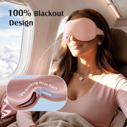 YFONG Sleep Mask Women Men for Lash Extension, Breathable Bamboo Viscose - Image 4