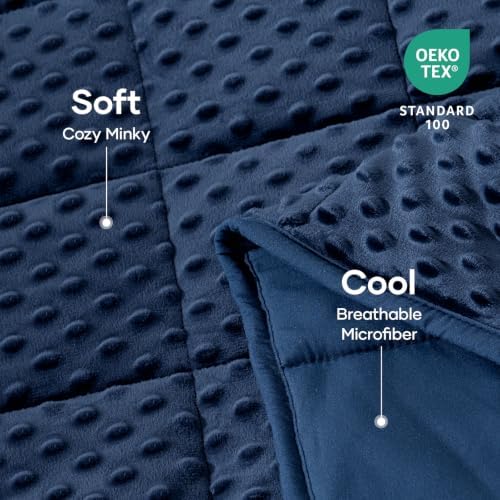 Cottonblue Weighted Blanket 15lb Queen Size for Adults Better Sleep & Relax - Image 3