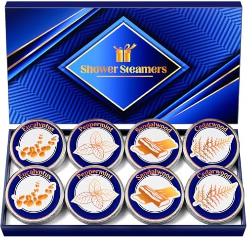 Shower Steamers for Men, Shower Bombs Aromatherapy Birthday Gifts for Men by sanyi