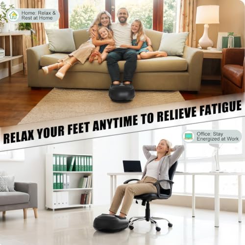 CARESKY Shiatsu Foot Massager Machine with Heat : Deep Kneading Foot Massage with Vibration & Compression for Plantar Fasciitis & Neuropathy Pain Relief, Deep Tissue Foot Massager - Image 2