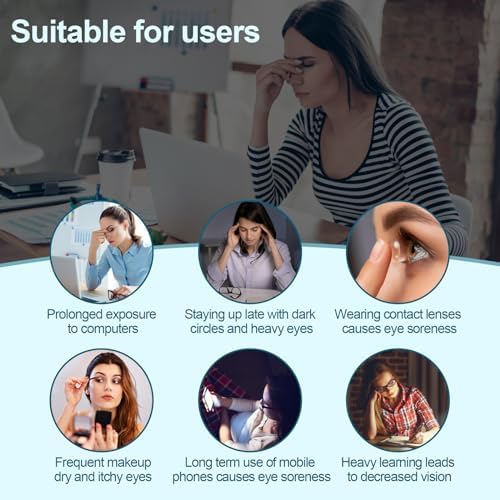 OTBK Portable Eye & Face Moisturizer, USB Rechargeable Nano Mist Spray - Image 6