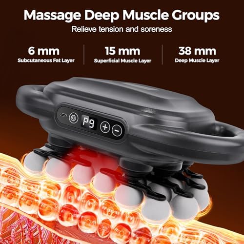 JIASHENG Massage Gun Set with 24 Heads, 9 Modes & 9 Speed Levels - Image 3