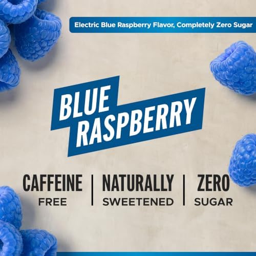 FITAID Creatine Recovery Drink, Electrolytes, Zero Sugar, Blue Raz, 4pk - Image 3