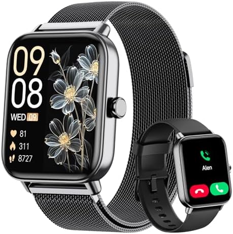 Smart Watch for Women Men (Android/iPhones), Health & Fitness Tracker Watch by Hingso