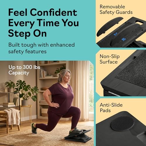 Slant Boards for Exercise, Wooden Slant Board, Calf Stretch Board with 7 Incline Angles, Velour Board, Balance Board & Calf Stretcher, Portable Incline Board for Physical Therapy, Ankle Mobility, Heel & Knees - Image 3