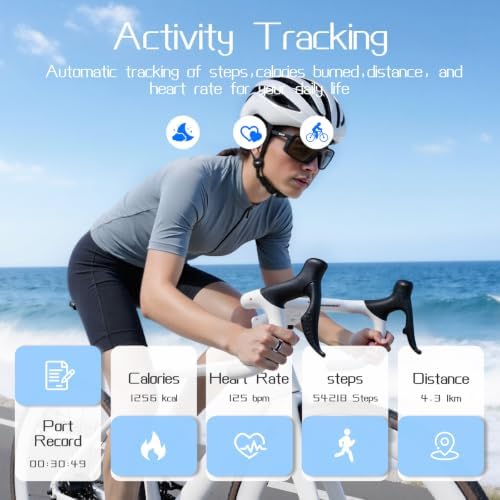 Smart Ring Fitness & Health Tracker with Display Screen for Men Women - Image 4