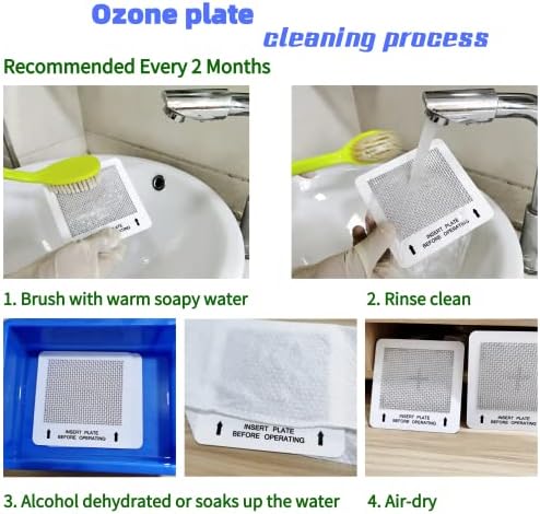 Universal Ceramic Ozone Plates for Mammoth and Other Generic Ozone Generators Washable Purification Air Purifier, 4.5" x 4.5" Inches Replacement Ozone Plates (2 Pack)… - Image 4