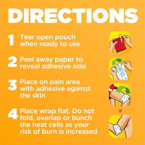 ThermaCare Portable Heating Pads, 12 Count (3 Packs of 4) - Image 6