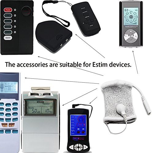 E-stim Adjustable Fabric Silver Thread Conductive Loop Accessories for Tens Stim Finger Massager Accessories - Image 7