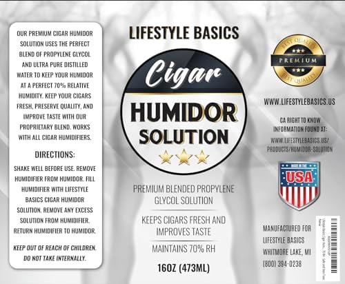 Humidor Solution 16 oz (2-Pack), Humidifier Liquid, 70% RH - Image 5