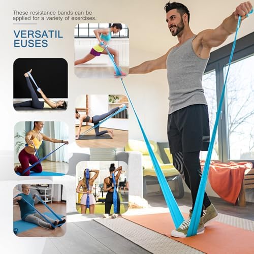 Resistance Bands for Working Out, Physical Therapy, Exercise, Pilates, Yoga - Image 3