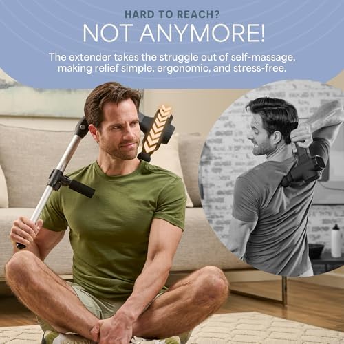 LifePro Massage Gun Extension Handle for Back and Hard-to-Reach Areas - Image 5
