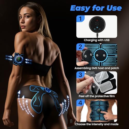 Muscle Stimulator for Arms, Abdomen, Thighs and Buttocks - Body Control System, Abs Booty Trainer - Image 2