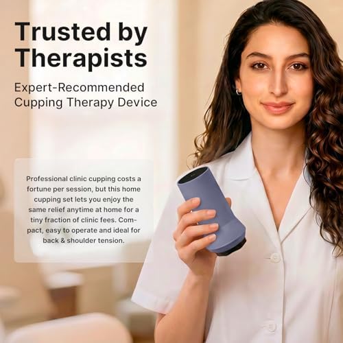 ZDEER Lymphatic Drainage Massager, Cupping Tool for Massage Therapy, Hot Stones Gua Sha Tool with Heat, 6 Levels for Muscle Relaxation & Circulation with 2 Essential Oils - Image 6