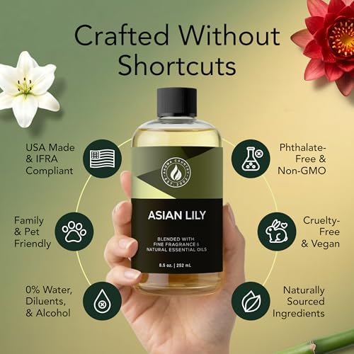 Aroma Country Asian Lily Luxury Diffuser Oil Refill (8.5 Fl Oz) - Image 5