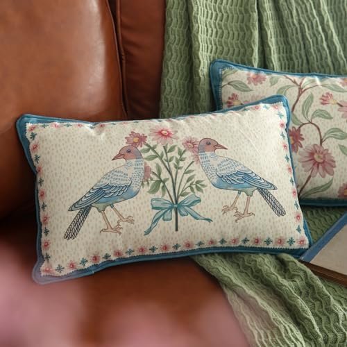 patdrea Designer Velvet Throw Pillow Cover,Set of 2,12"x20"-MontebourgC - Image 2