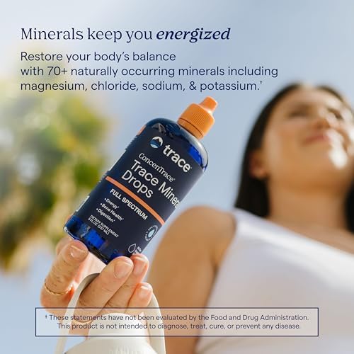 Trace Minerals ConcenTrace Mineral Drops, 70+ Ionic Minerals, 8 fl oz - Image 5